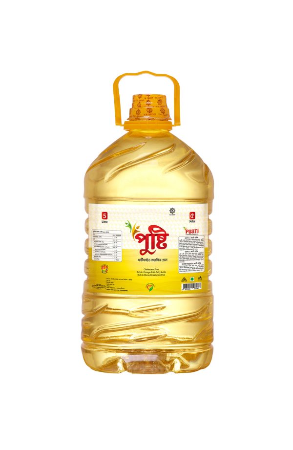 Pusti Soyabean Oil - 5 Litter